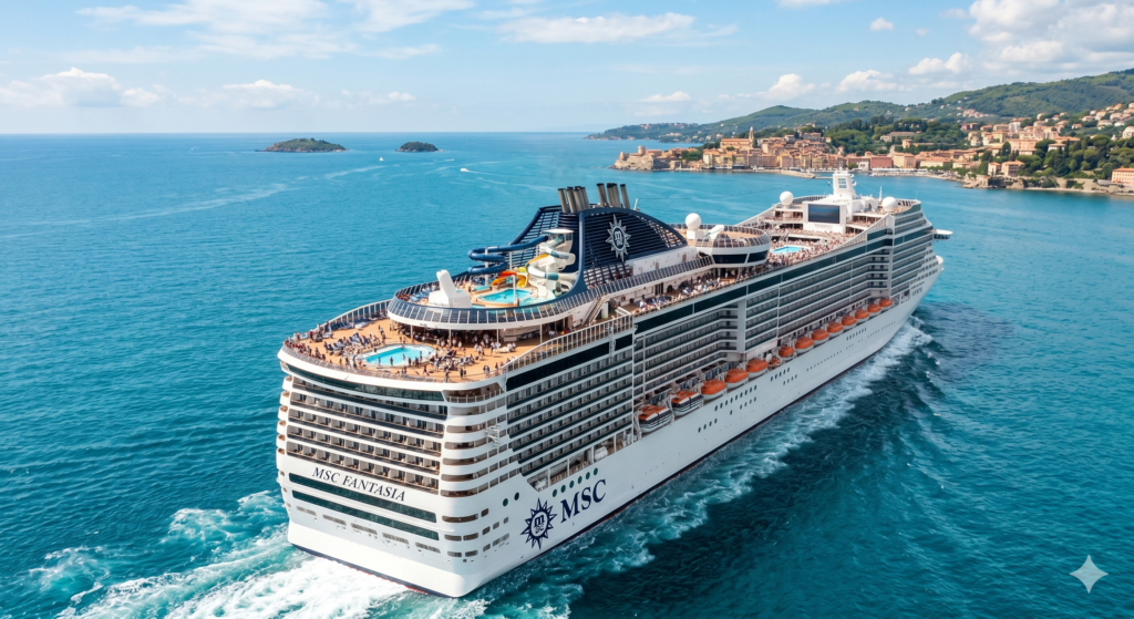 Explora el MSC Fantasia: un crucero de ensueño con escaleras de Swarovski, simulador de F1 y el exclusivo MSC Yacht Club.